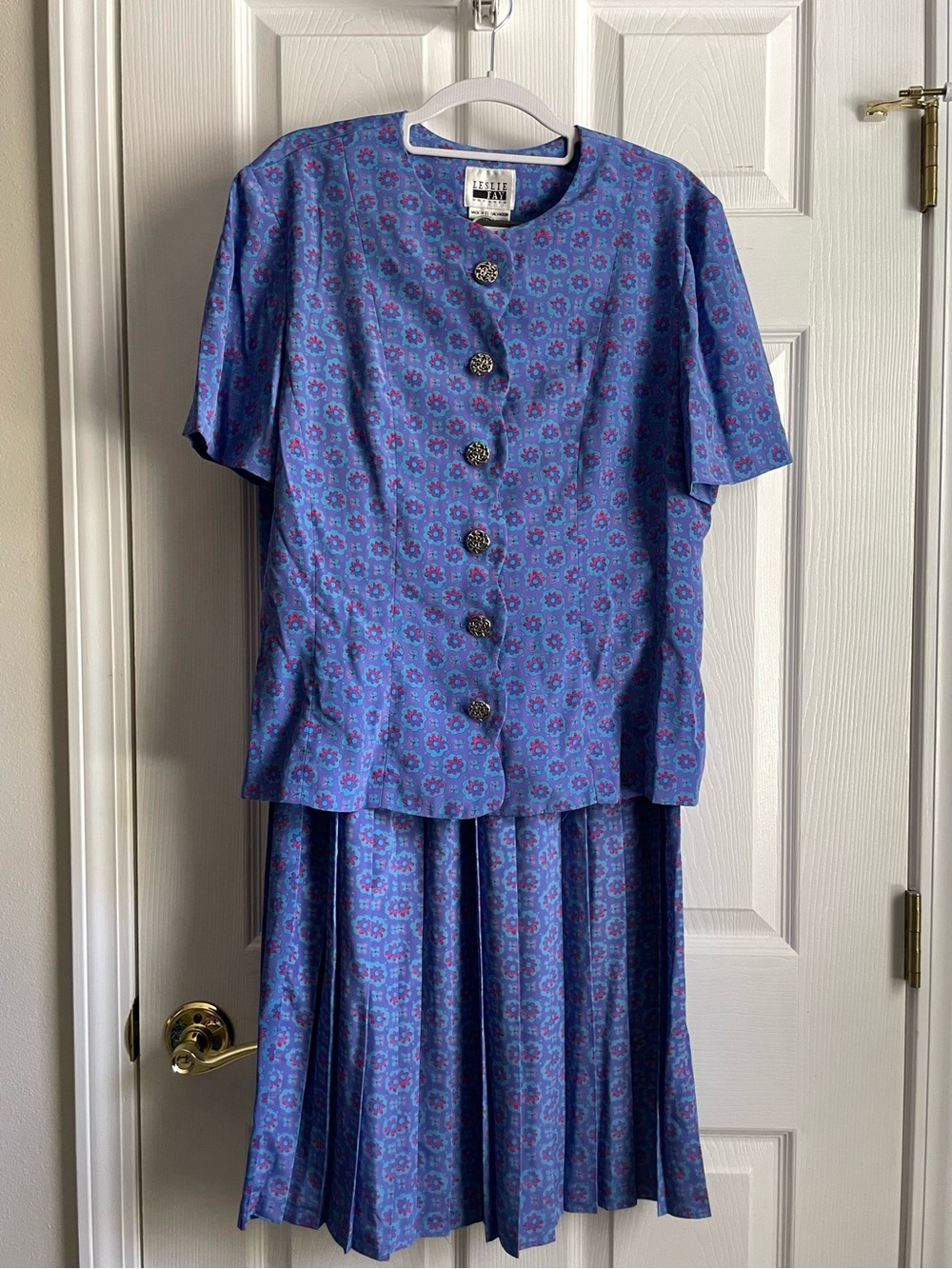 🧨 Vintage 🧨 Leslie Fay Midi Set, Size 12